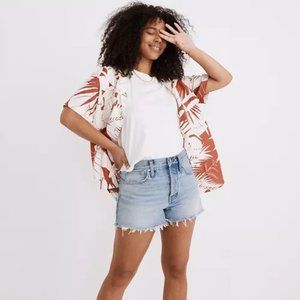 NWT MADEWELL Midrise Relaxed Denim Shorts Rosemount Wash 26